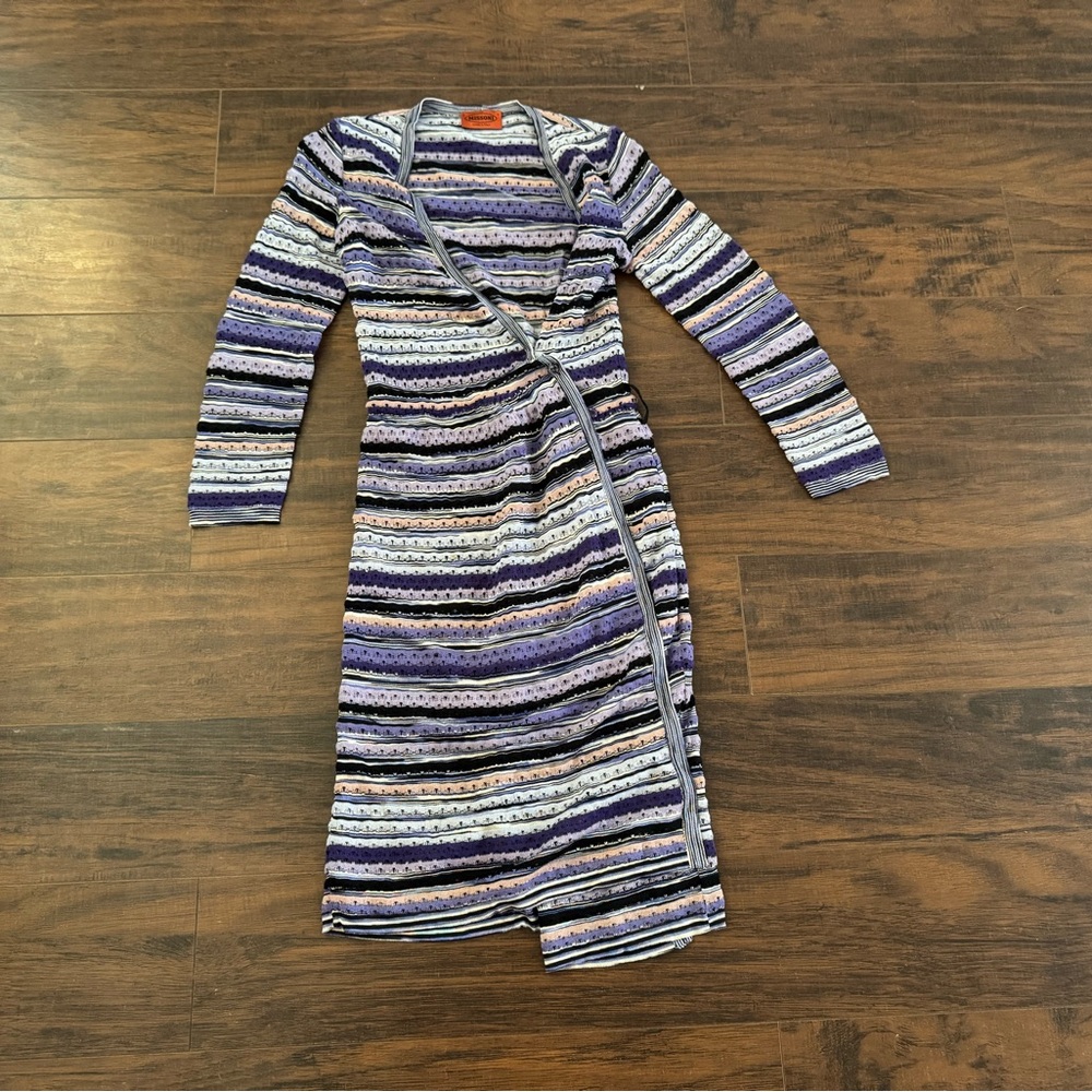 Missoni knit wrap dress sz 40 (No belt)